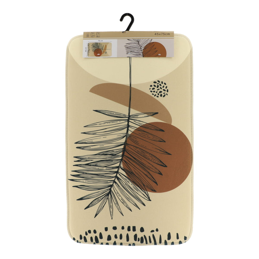 Covoraș din microfibră imprimată 45×75 cm – model Reconnect