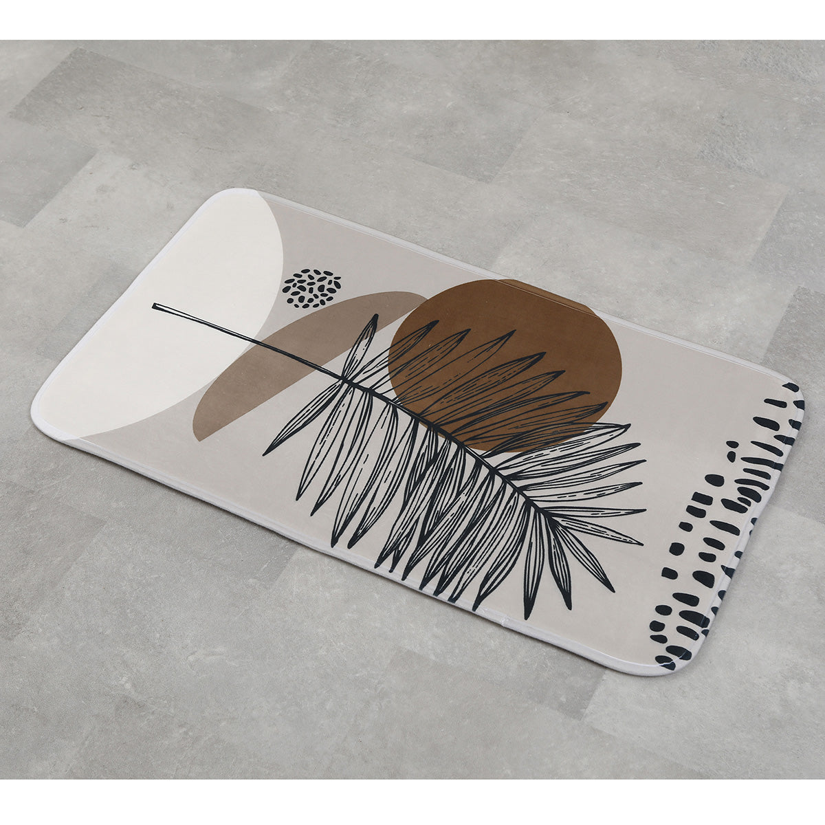 Covoraș din microfibră imprimată 45×75 cm – model Reconnect