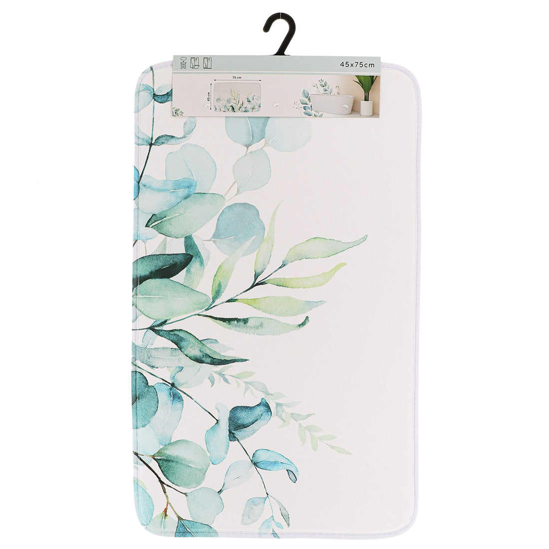 Covoraș din microfibră imprimată 45×75 cm – model Aquarelle