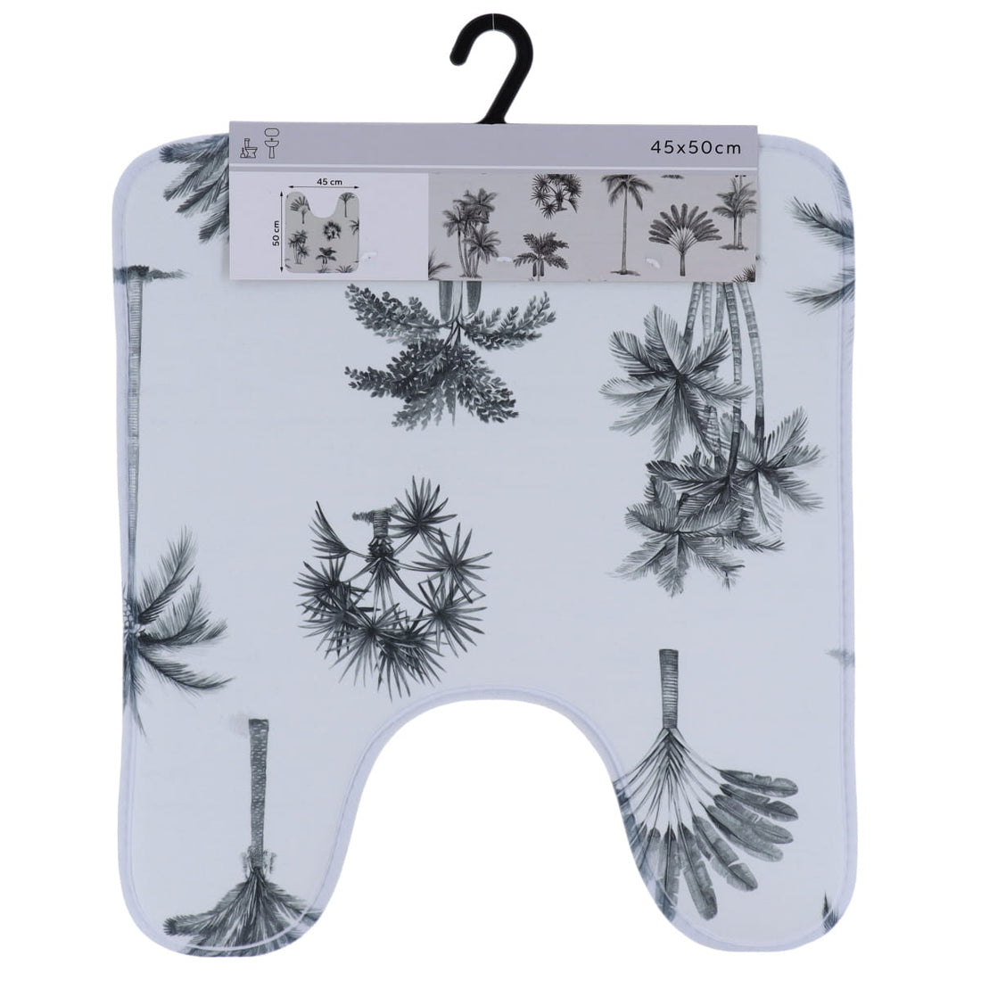 Covoraș contur WC din microfibră imprimată 45×50 cm – model Arizona Dream