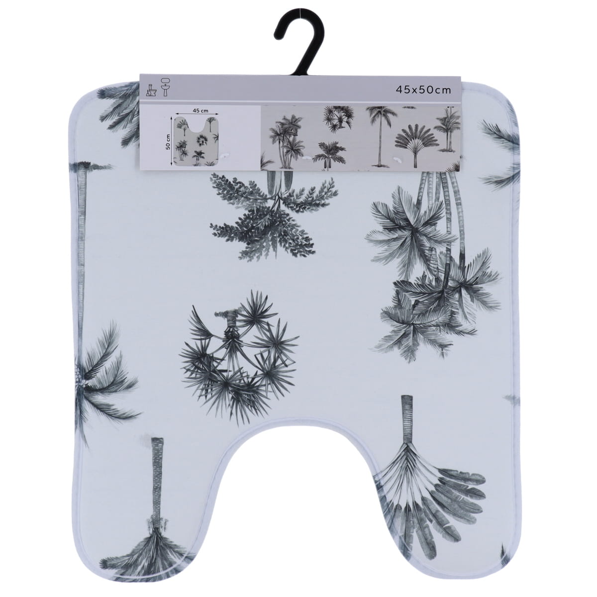 Covoraș contur WC din microfibră imprimată 45×50 cm – model Arizona Dream