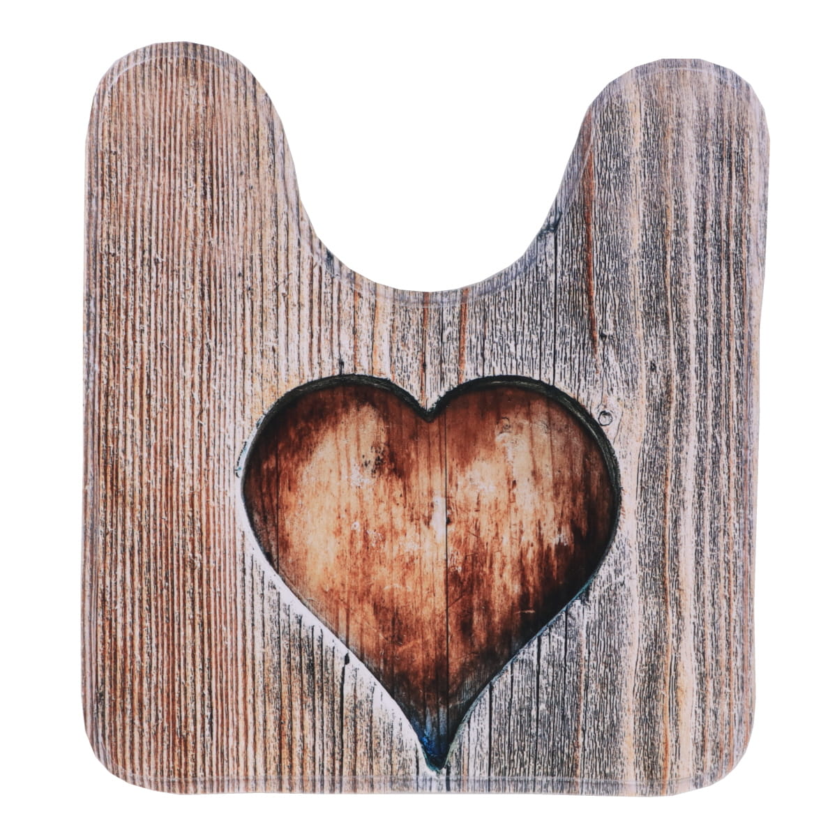 Covoraș contur WC din microfibră imprimată 45×50 cm – model Amour