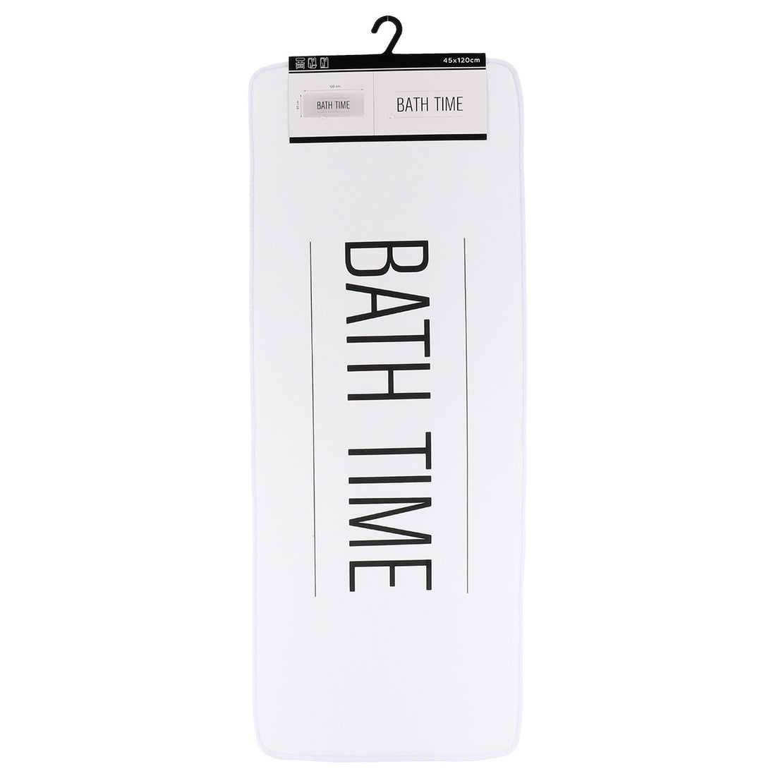 Covoraș din microfibră imprimată 45×120 cm – model Neo Retro Blanc