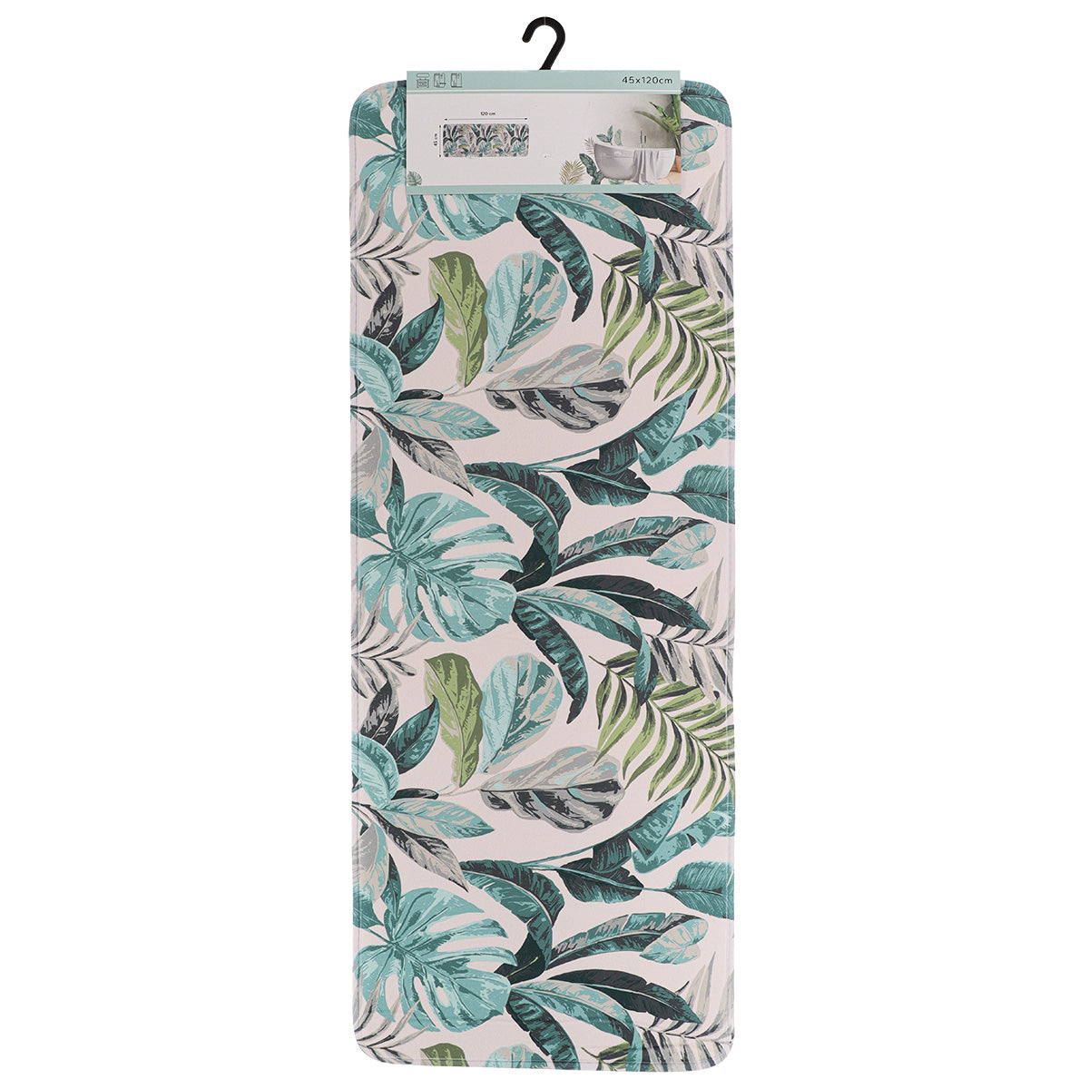 Covoraș din microfibră imprimată 45×120 cm – model Jardin d’Hiver