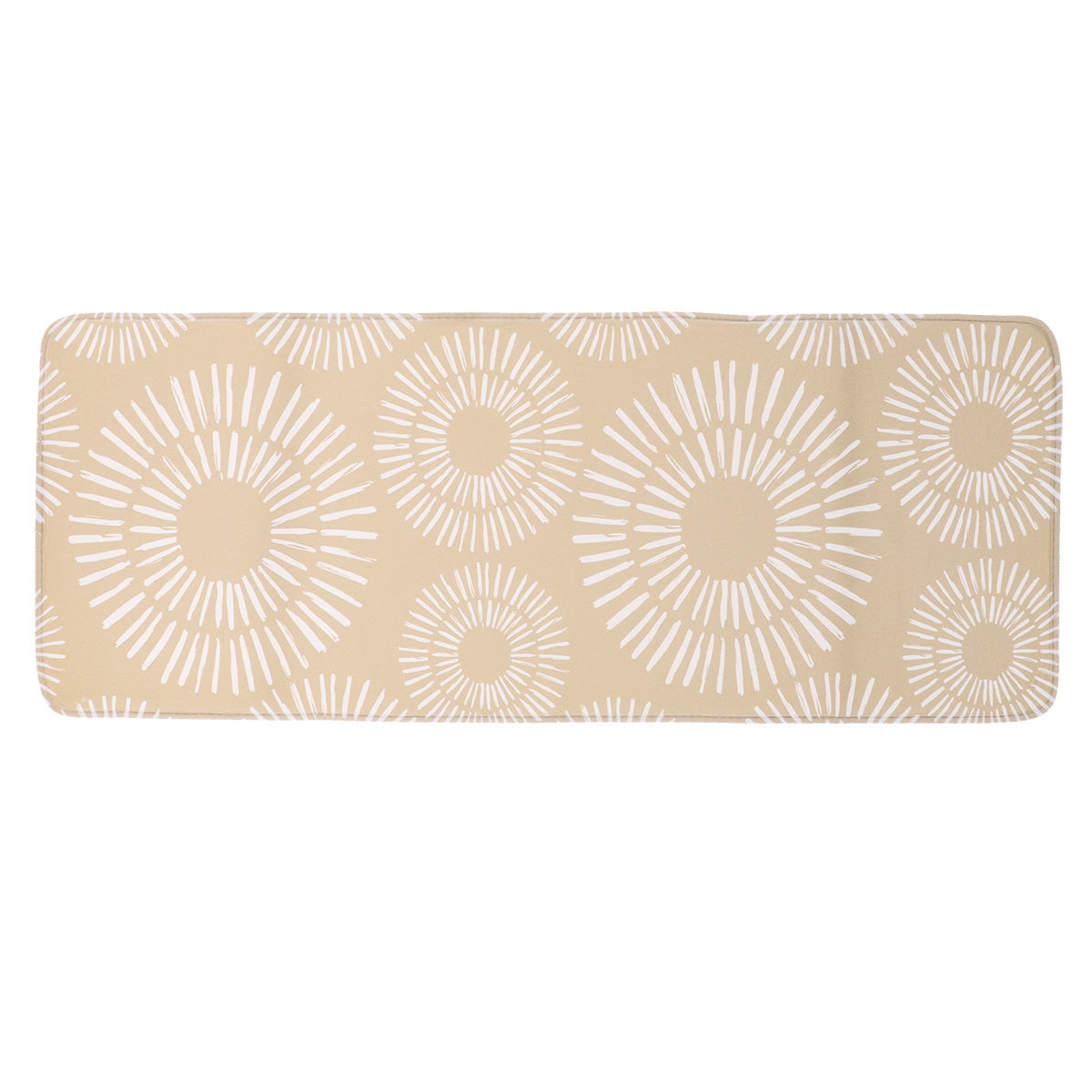 Covoraș din microfibră imprimată 45×120 cm – model Ethnic Spirals