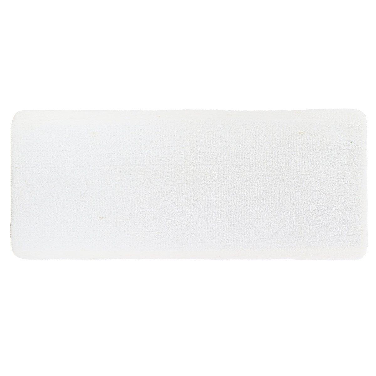 Covoraș din microfibră pentru lavoar dublu 50×120 cm – Alb