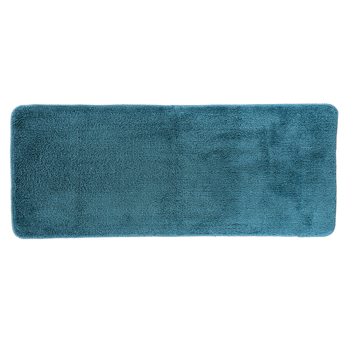 Covoraș din microfibră pentru lavoar dublu 50×120 cm – Albastru păun