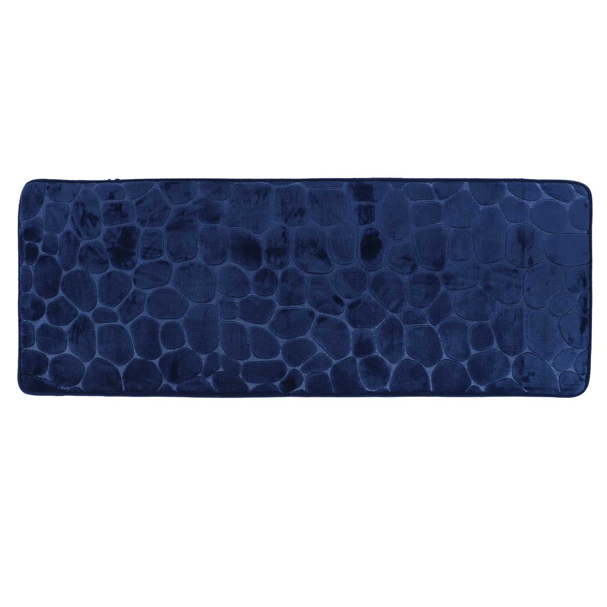 Covoraș din Microfibră cu Spumă cu Memorie 45x120 CM - Navy Blue