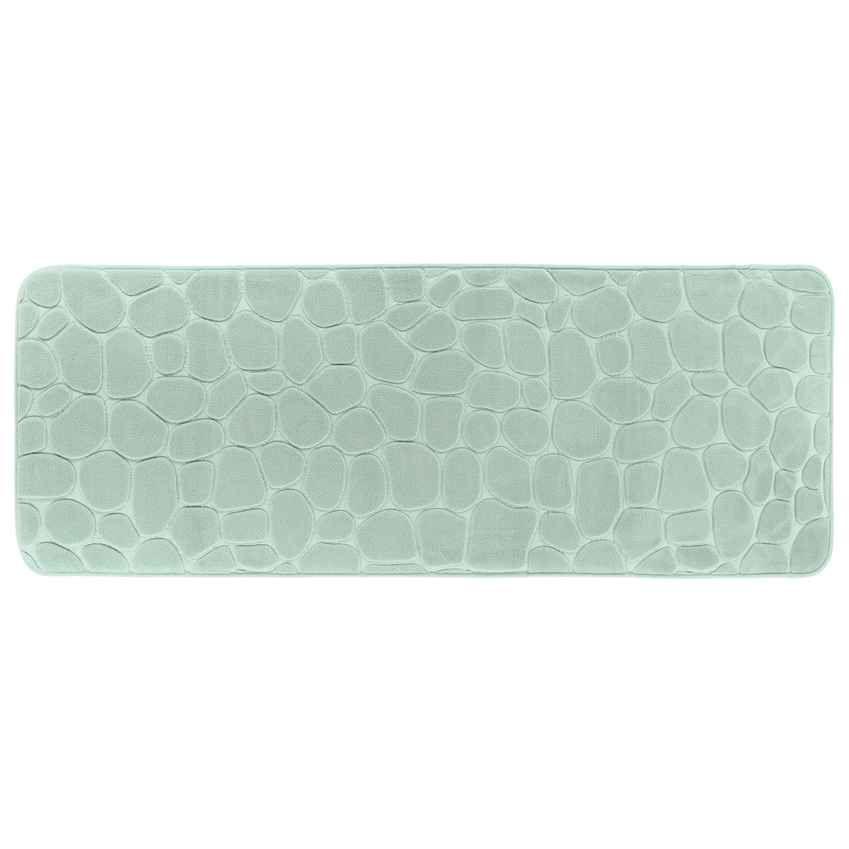 Covoraș Microfibră cu Spumă de Memorie 45x120 CM - Verde Eucalipt