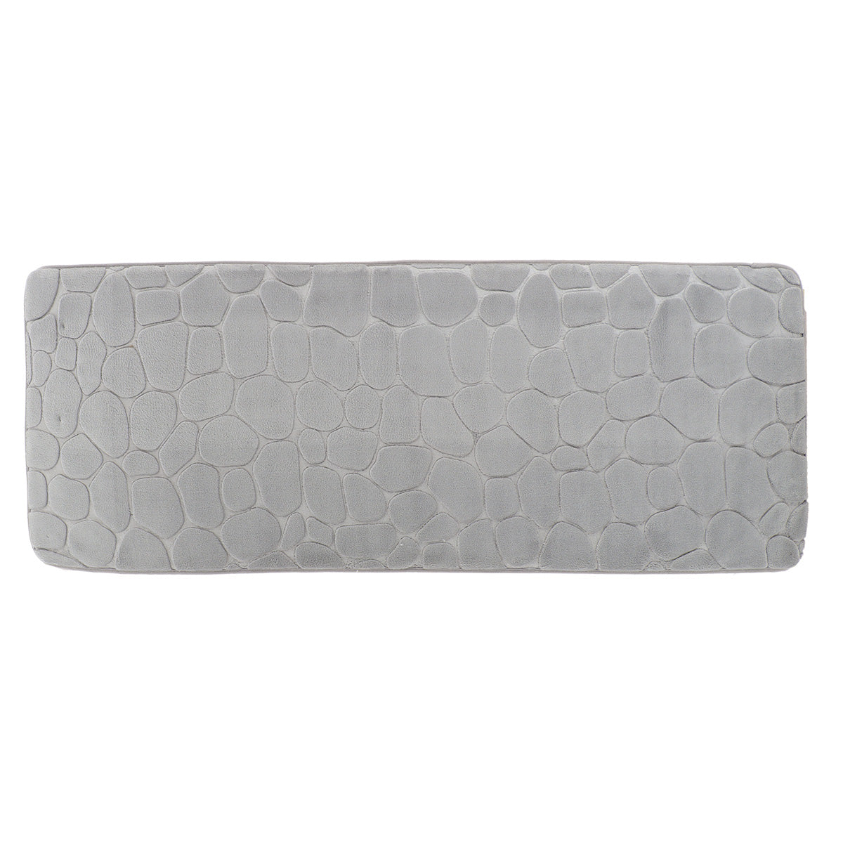 Covoraș Microfibră cu Spumă de Memorie 45x120 cm - Gri Deschis