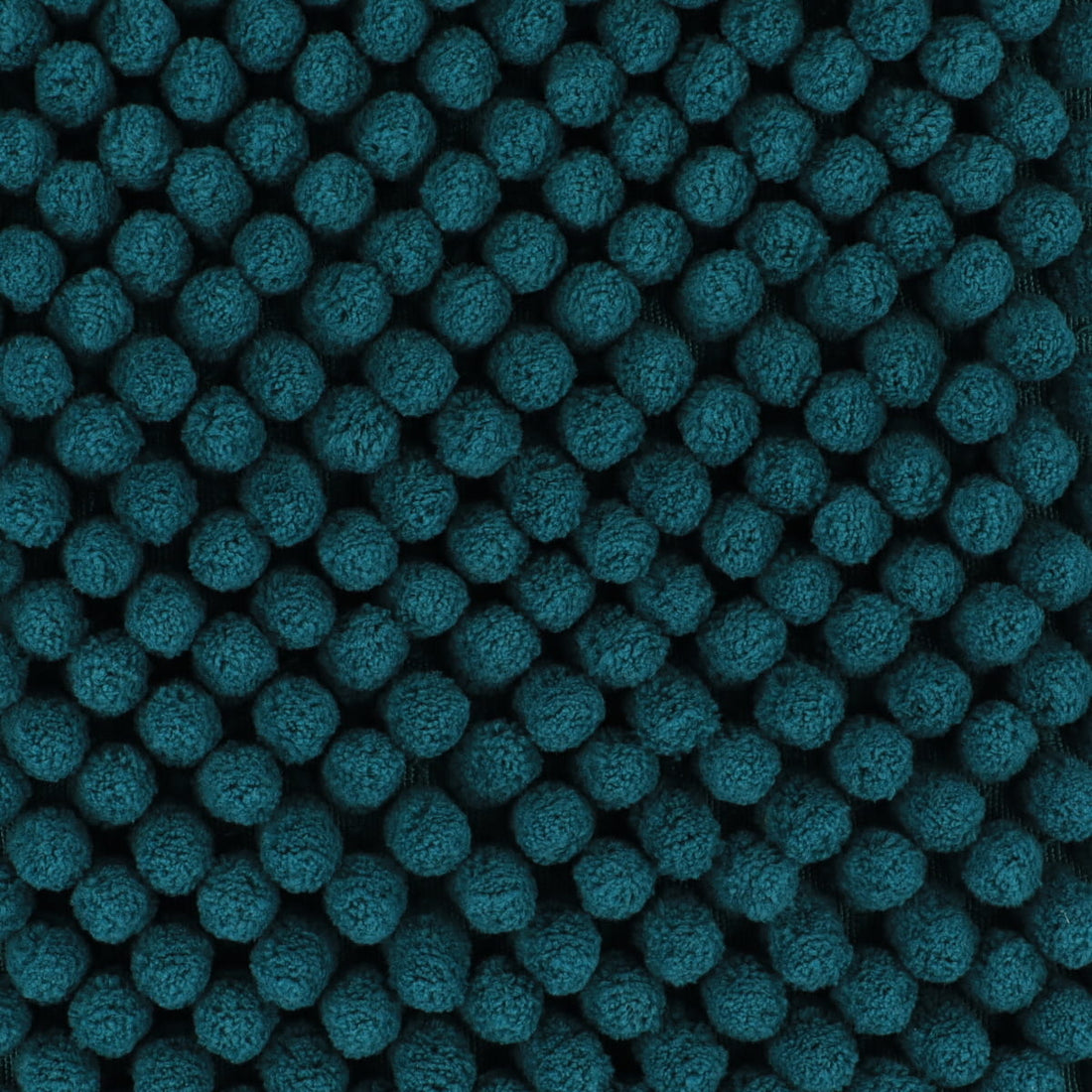 Covoraș de baie din microfibră cu textură în relief 50×80 cm – Albastru păun