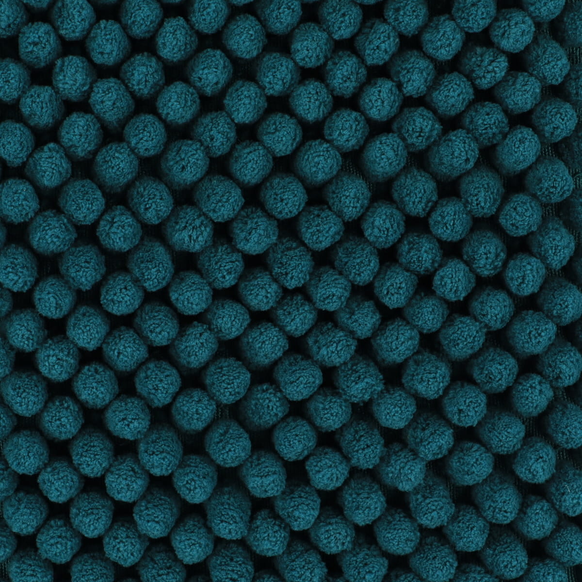 Covoraș de baie din microfibră cu textură în relief 50×80 cm – Albastru păun