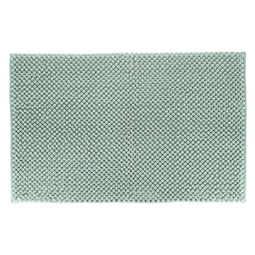 Covor Baie Microfibră cu Bile 50x80 CM - Verde Eucalipt