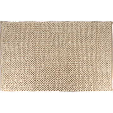 Covoraș de baie din microfibră cu textură în relief 50×80 cm – Bej