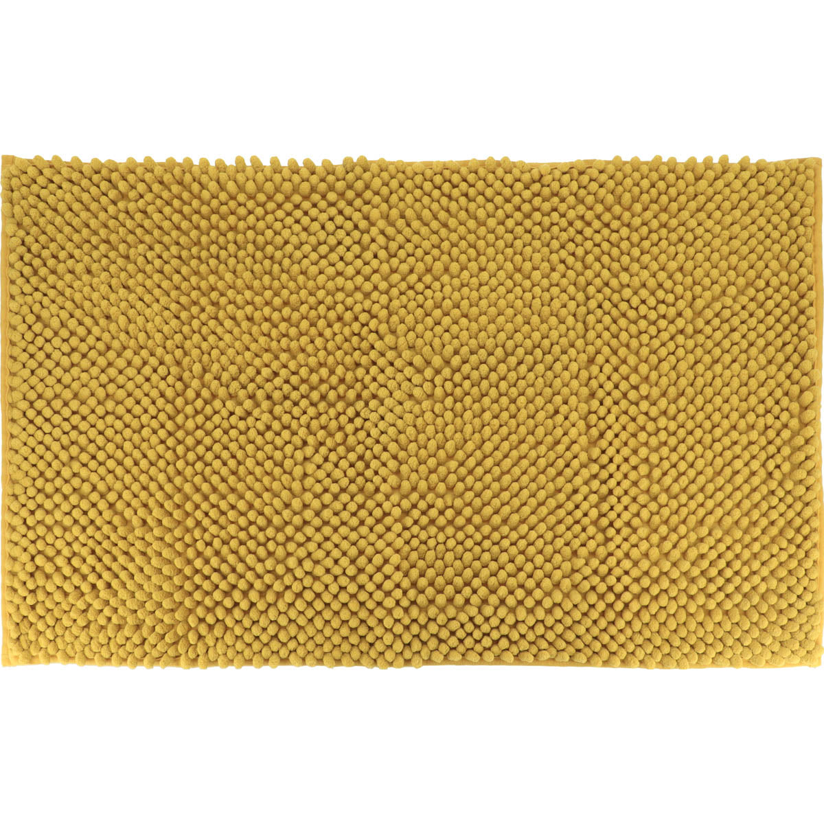 Covoraș de baie din microfibră cu textură în relief 50×80 cm – Muștar