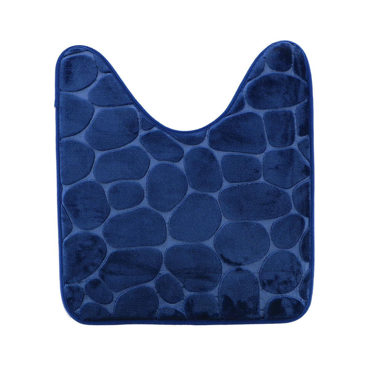 Covoraș din microfibră cu spumă de memorie 45×50 cm – Albastru marin