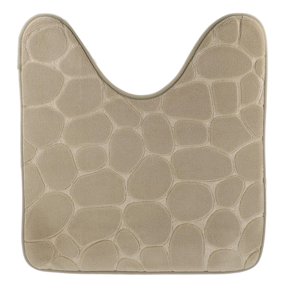 Covoraș din microfibră cu spumă de memorie 45×50 cm – Taupe