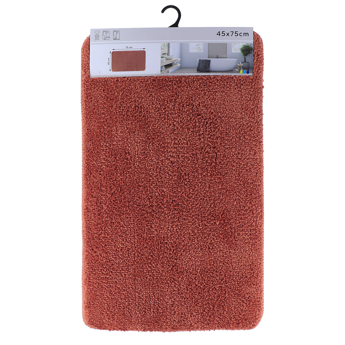 Covoraș din microfibră moale 45×75 cm – Cupru