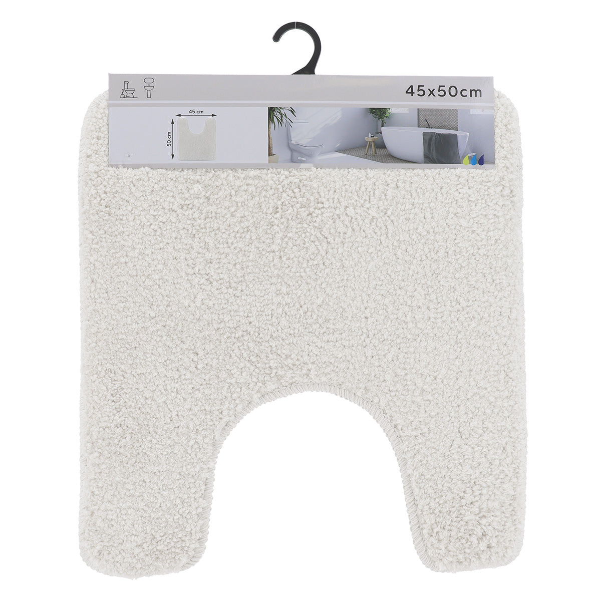 Covoraș din microfibră pentru toaletă 45×50 cm – Natural