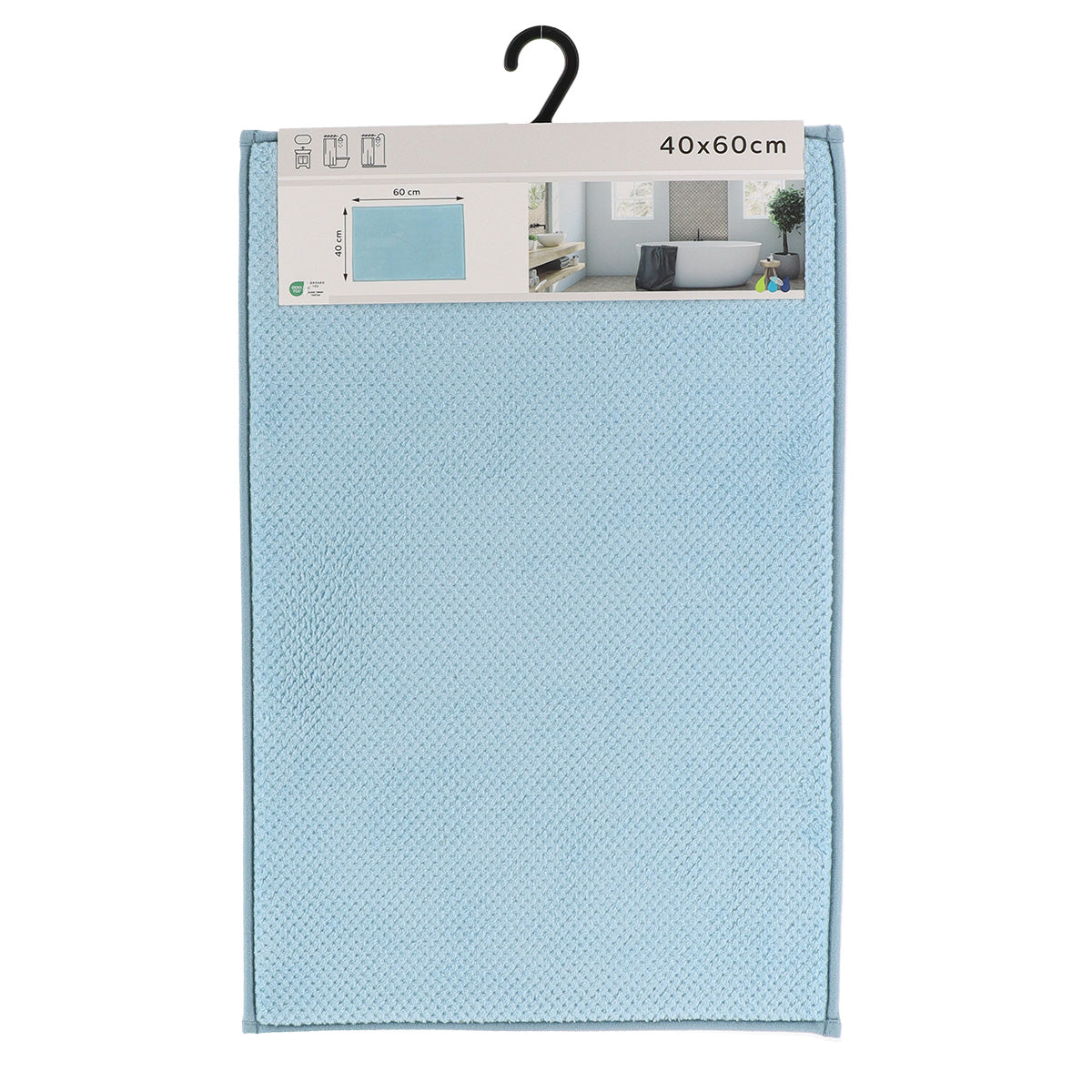 Covoraș din poliester 40×60 cm – Albastru deschis