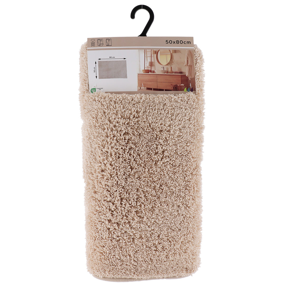 Covoraș poliester 50×80 cm – Bej