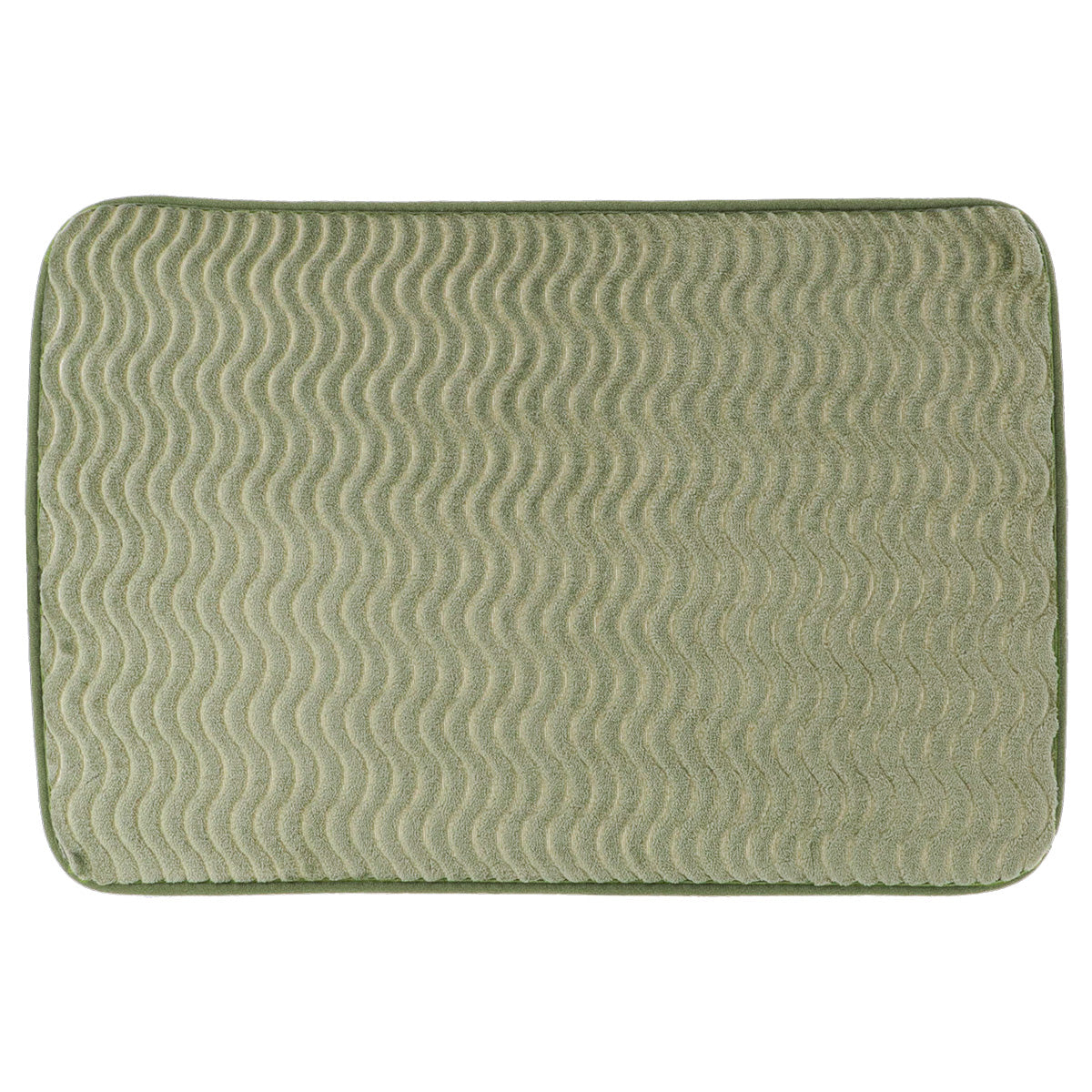 Covoraș din poliester cu efect de valuri 40×60 cm – Kaki