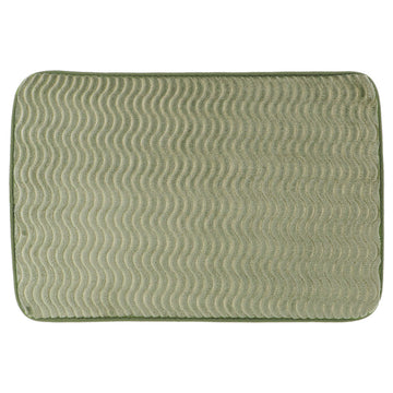 Covoraș din poliester cu efect de valuri 40×60 cm – Kaki