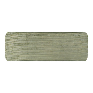 Covoraș din poliester cu efect de valuri 40×120 cm – Kaki