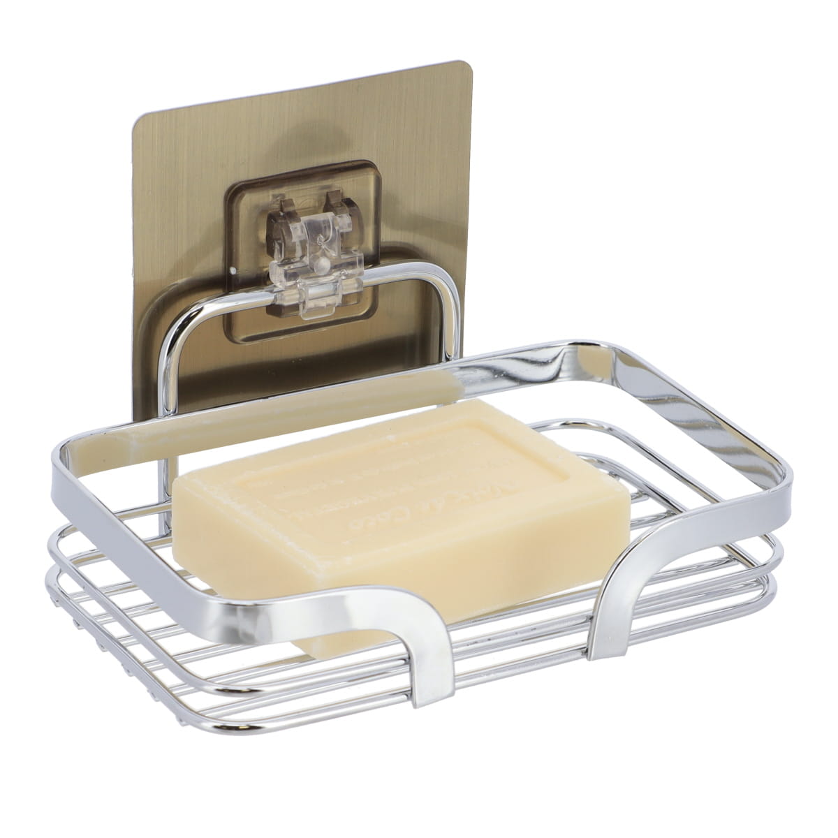 Săpunieră din inox cromat – fixare adezivă 3M