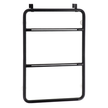 Suport depozitare din inox pentru paravan/uşă de duş – Negru mat