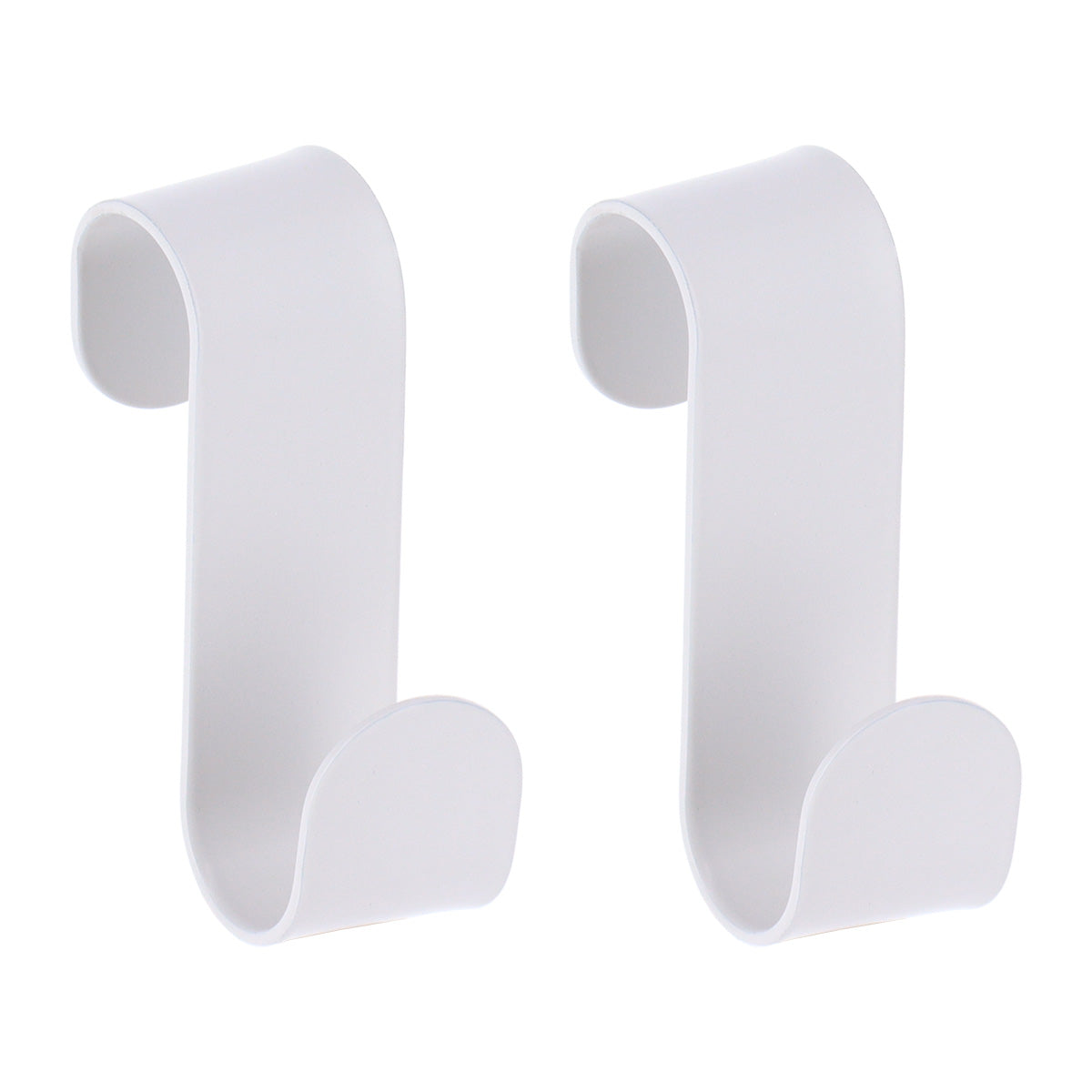 Set 2 cârlige metalice pentru agățare pe structură – Alb mat
