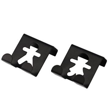 Set 2 Cârlige Metalice pentru Sertar Negru