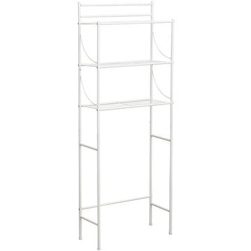 Etajeră metalică WC cu 3 rafturi – finisaj WHITE