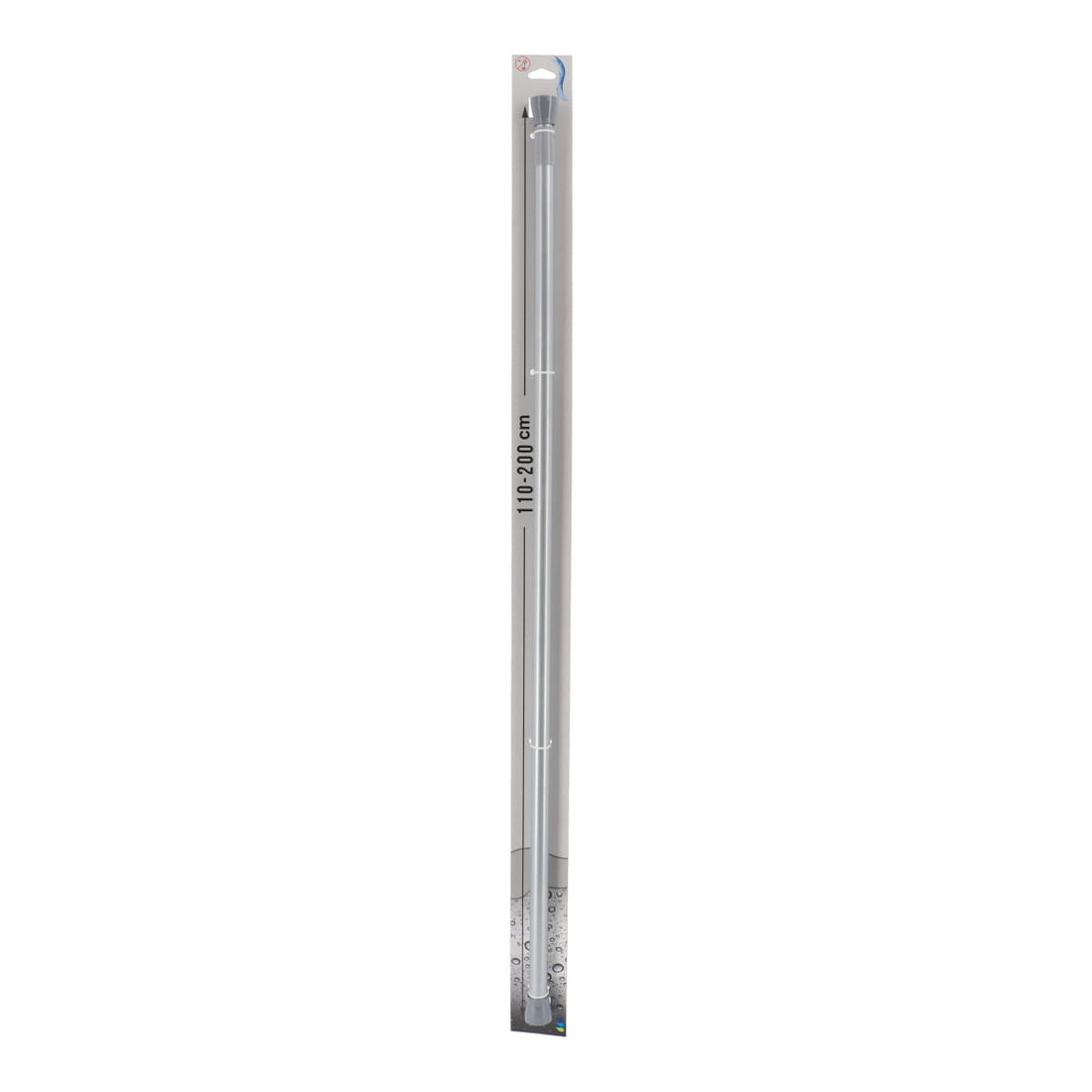 Bară De Duș Din Aluminiu Extensibilă 110–200cm – Crom