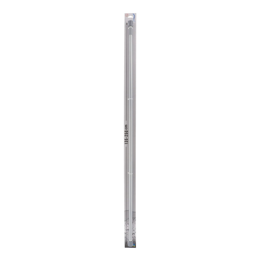 Bară de duș extensibilă din aluminiu 135–250 cm – Crom
