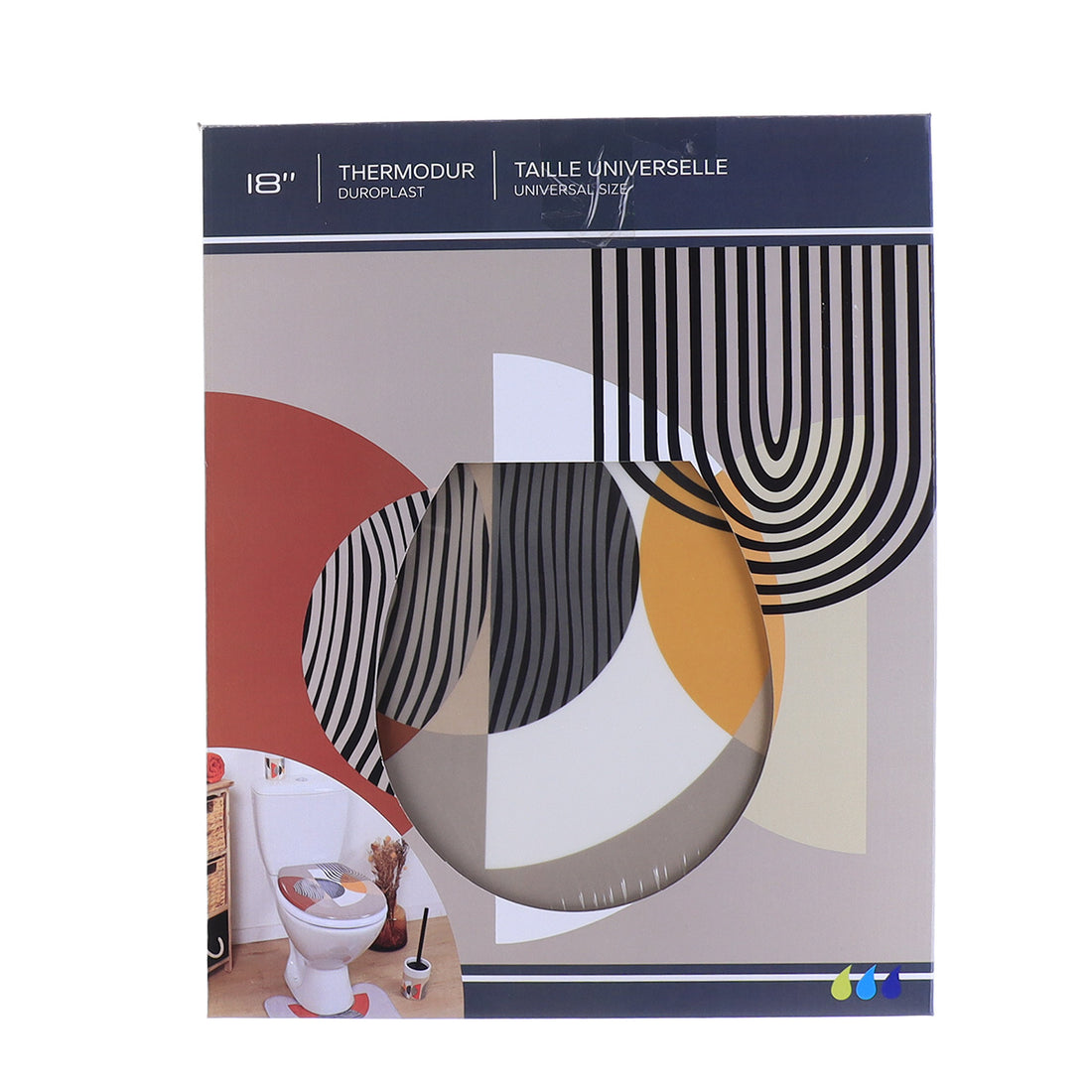 Capac WC Din Duroplast 18 Inch Cu Balamale Din Plastic – Trendy