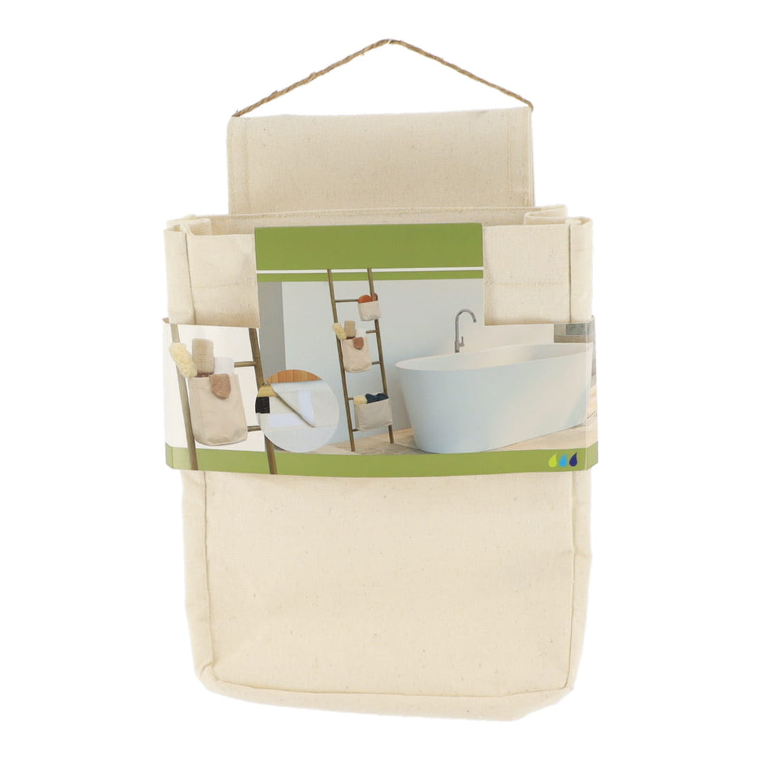 Coș De Depozitare Din Bumbac Cu Prindere Velcro – Mărime Medie