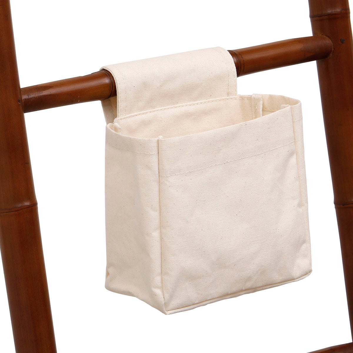 Coș De Depozitare Din Bumbac Cu Prindere Velcro – Natural