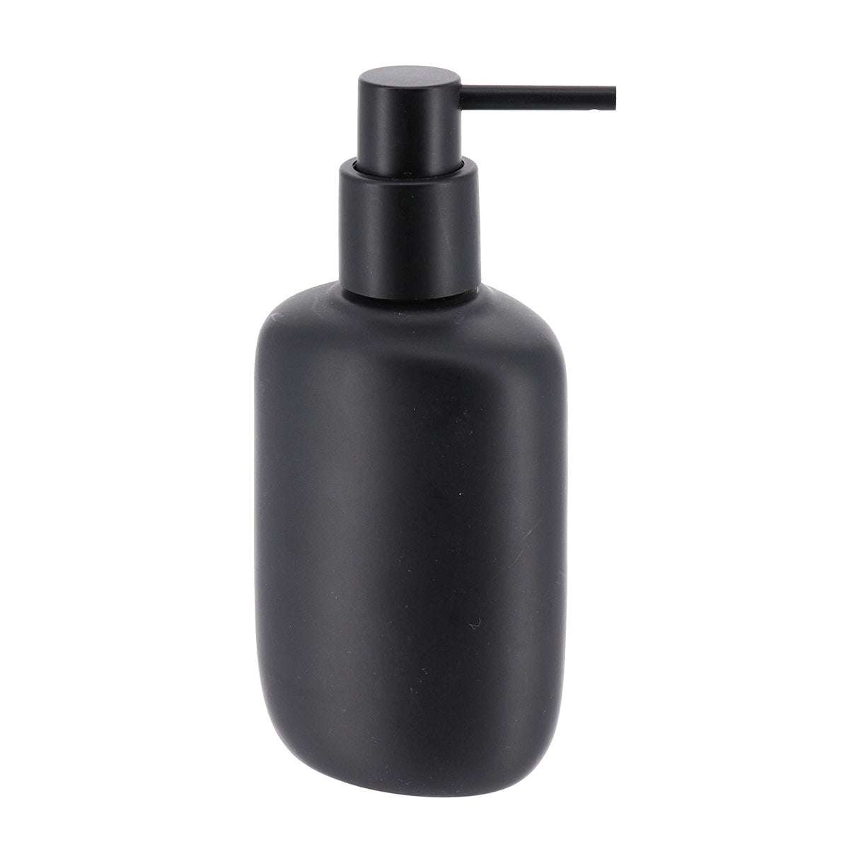 Dispenser Săpun Oval Din Polirasină 240ml – Negru