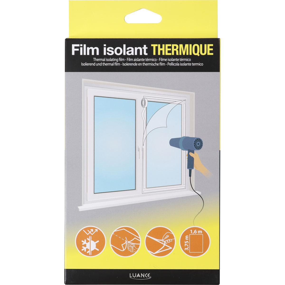 Folie Izolantă Termic Transparentă 3.75 x 1.6 m