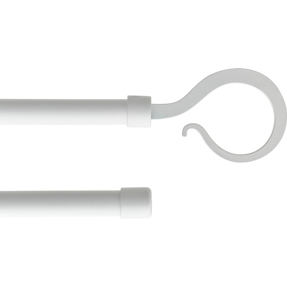 Galerie Dublă Extensibilă 120–210 CM Atelier Finial – Alb Mat