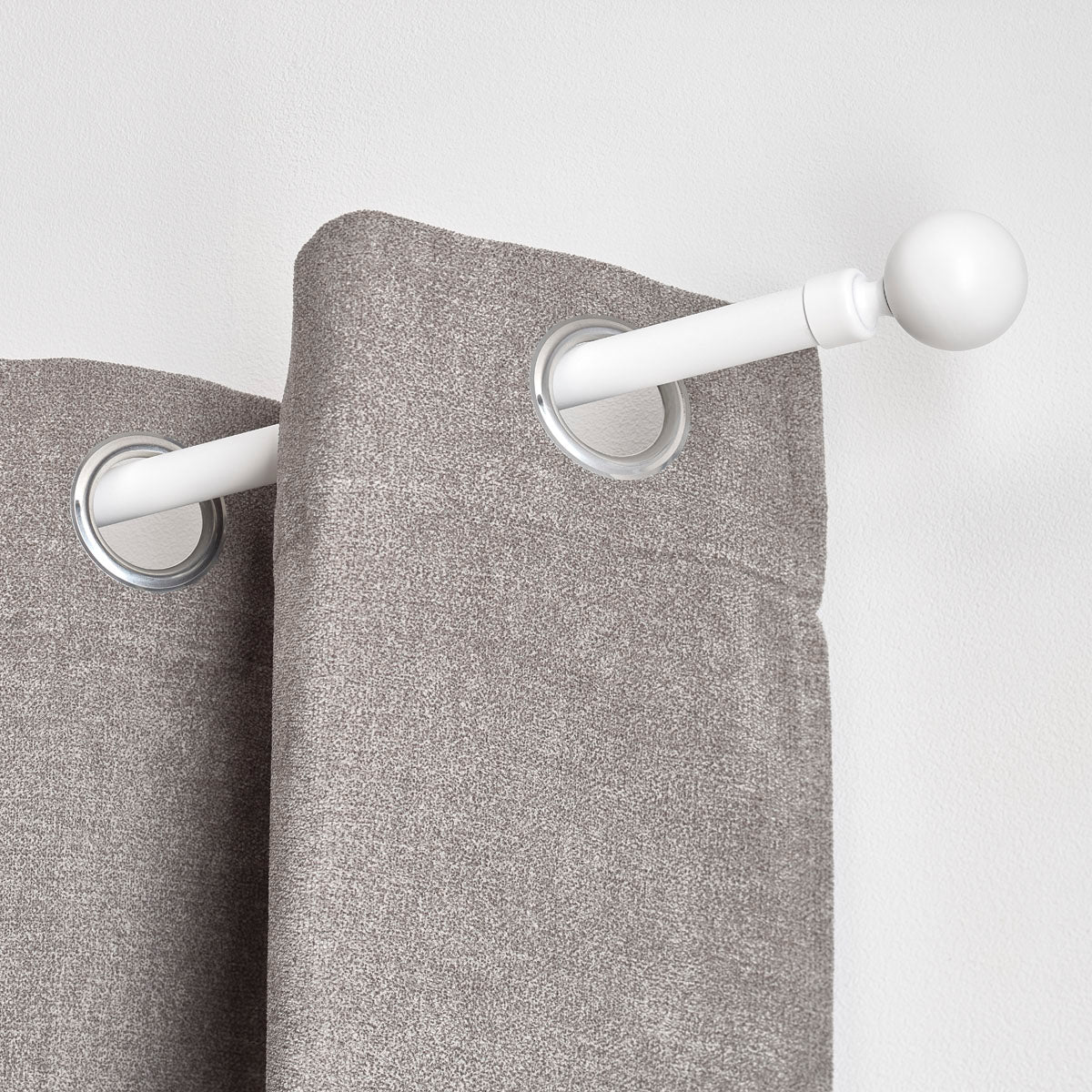 Galerie Extensibilă 120–210 CM Stael Finial D19 – Alb Mat