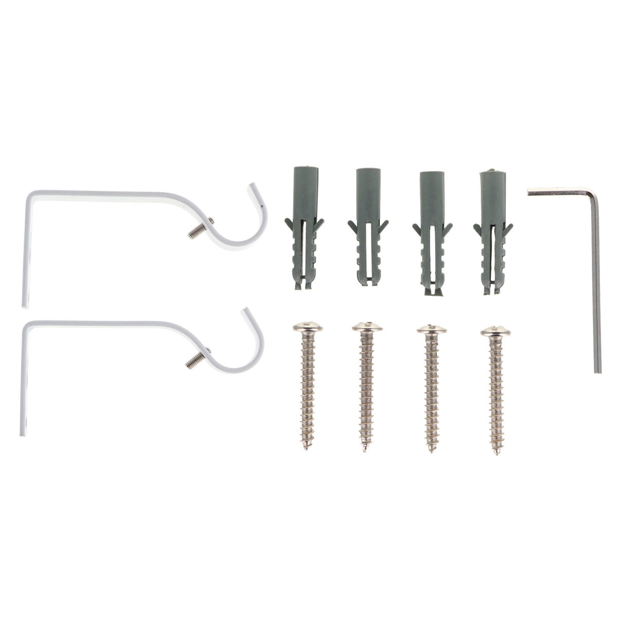 Galerie Extensibilă 120–210 CM Stael Finial D19 – Alb Mat