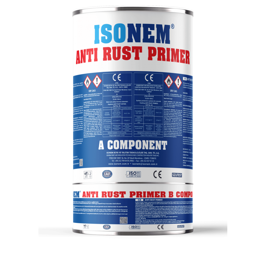 Grund Anticoroziv Epoxidic pentru Suprafețe Metalice – Anti Rust Primer
