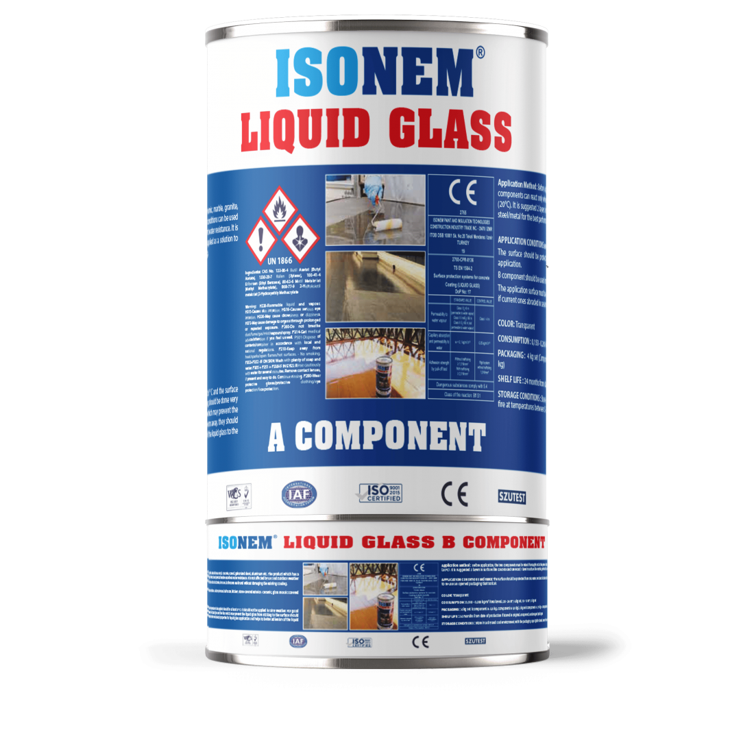 Hidroizolant Transparent și Lucios pe Bază de Rășină – Liquid Glass