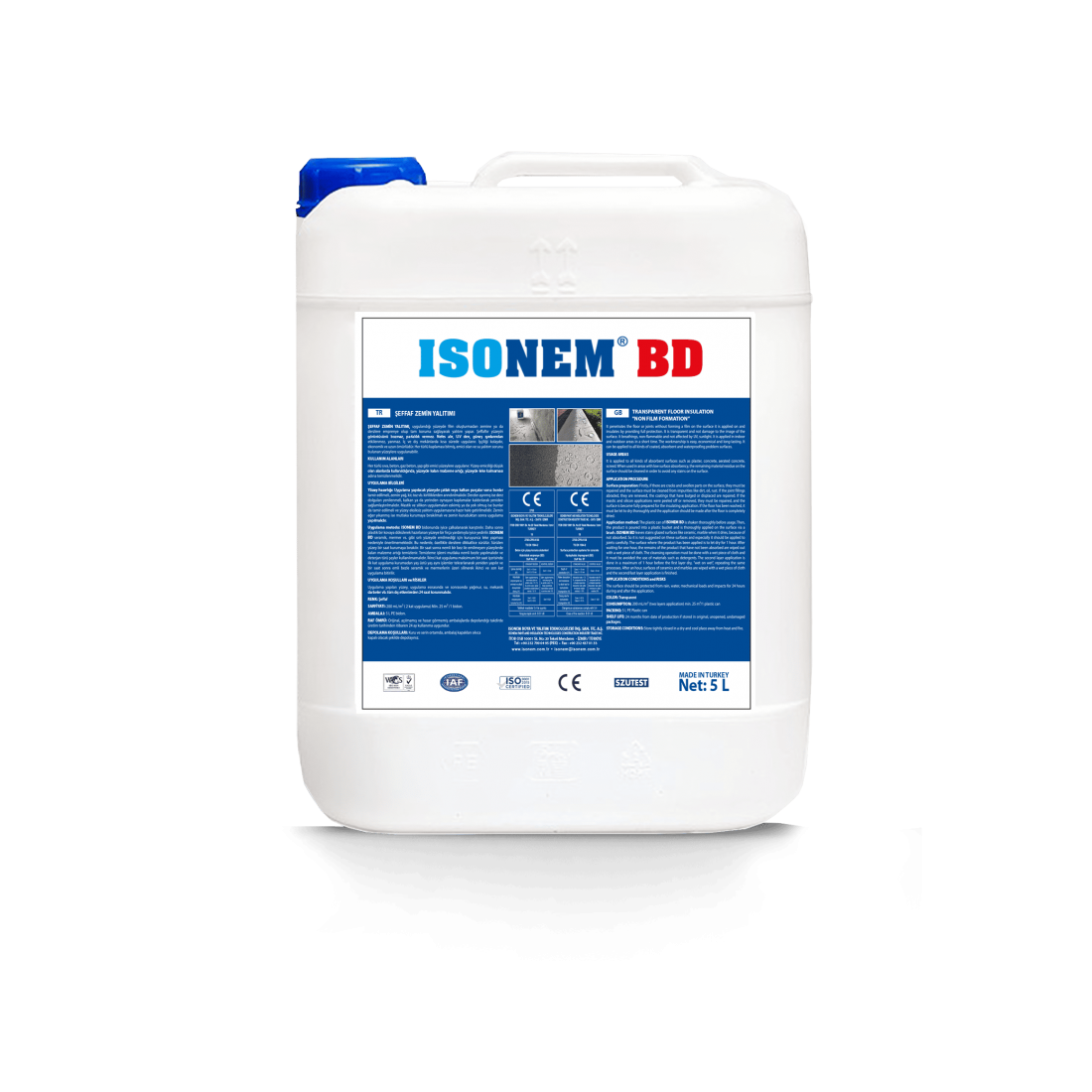 Hidroizolant Transparent pentru Pardoseli 5 litri – BD