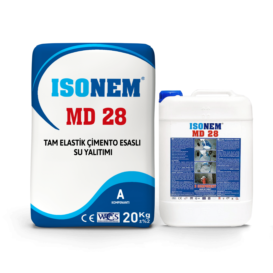 Material Hidroizolant Flexibil pe Bază de Ciment – MD 28