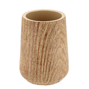 Pahar Din Polirasină Efect Lemn – Natural