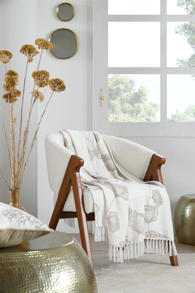 Pătură Decorativă Oriana Natur 125x150 cm