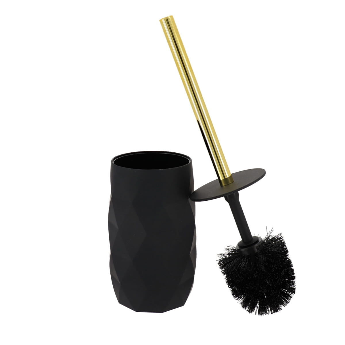 Perie WC ABS + cauciuc – Negru mat